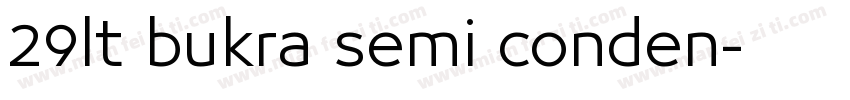 29lt bukra semi conden字体转换